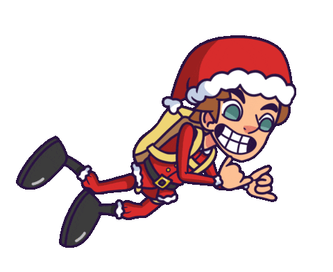 Christmas Skydive Sticker by tokyoplay