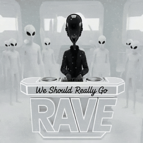 In The Club Dancing GIF by Lonely Aliens
