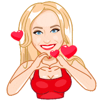 Sv3tlana7 love heart smile girl Sticker