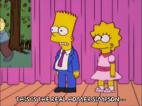angry bart simpson GIF