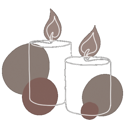 Peace Candle Sticker