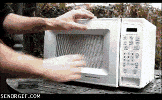 microwave smelting GIF by Cheezburger