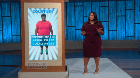 weight loss dancing GIF by Steve Harvey TV
