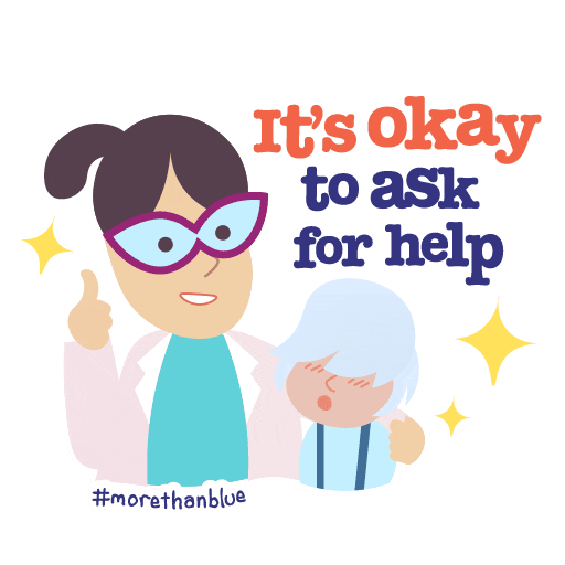 wecommssg sad mental health emo depression Sticker