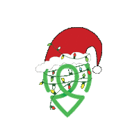 Santa Hat Christmas Sticker by Click&Go