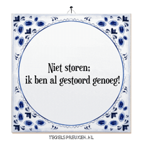 Spreuk Troost Sticker by Tegelspreuken.nl
