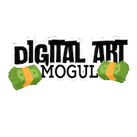 j9designzsuite money digital art mogul Sticker