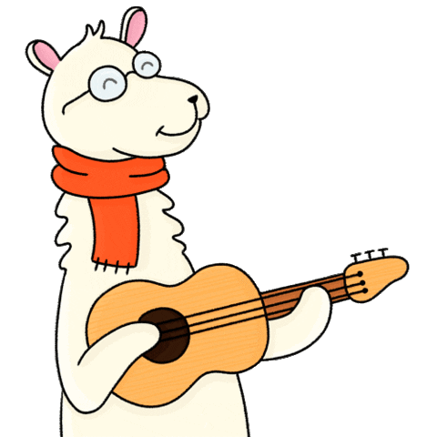 Soniailustra giphyupload happy music animal Sticker