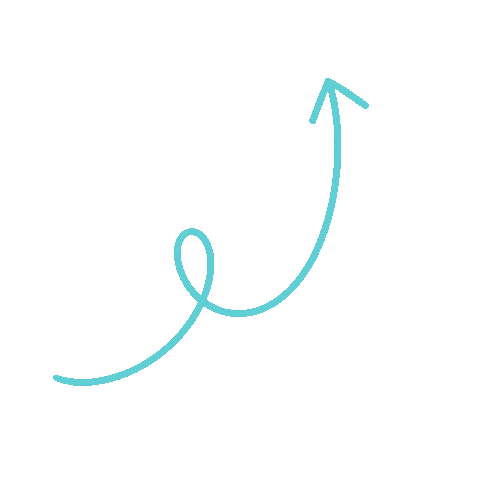 Light Blue Arrow Sticker by Arrows & Applesauce