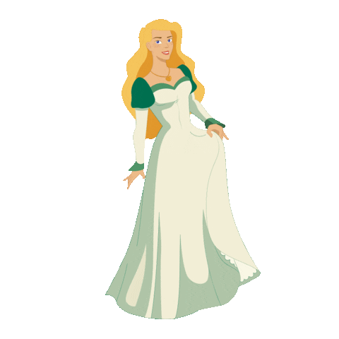 Princess Odette Girl Sticker by The Swan Princess for iOS & Android | GIPHY