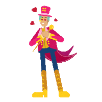 In Love Wow Sticker by Maxima UMN