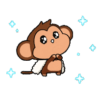 Stars Pray Sticker by Chimpers