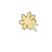 Yellow Flower Sticker