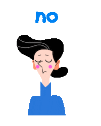 Disagree No Way Sticker by Marcel Katz Dalí / The Art Plug