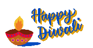 Diwali Diya Sticker