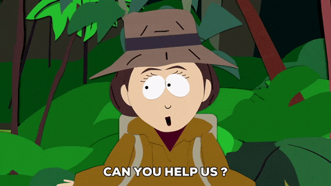 traveler help GIF by South Park 