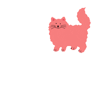 Cat Pink Sticker