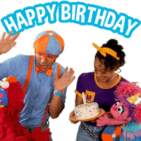 Happy Birthday Elmo Sticker by Moonbug