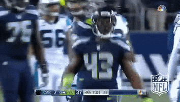 seattle seahawks chest pumping GIF by NFL
