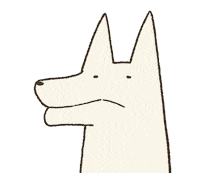 Sad Dog Sticker