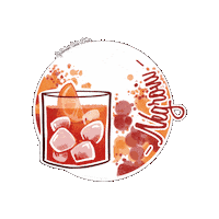 Summer Cocktail Sticker