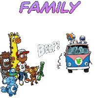 Excited Party Sticker by VeeFriends