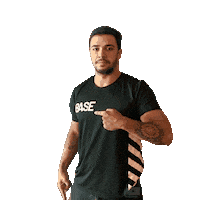 baseniteroi base apontando bem vindo olha aqui Sticker