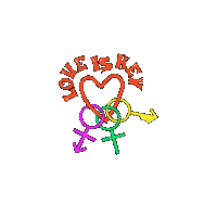 EQinternational rainbow lgbtq lovewins Sticker