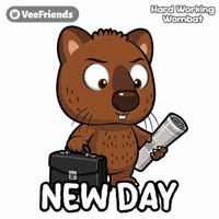 Working New Day GIF by VeeFriends
