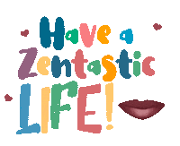 ZentasticFit smile kiss yoga zen Sticker