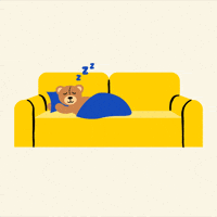 Sleepy Saturday Morning GIF by Jessica Lau