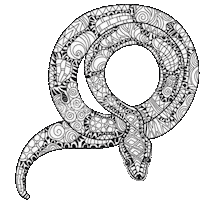 GlaubeanDich snake schlange glaubeandich krafttier Sticker