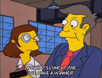 Season 6 Lunchtime GIF by The Simpsons