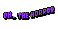 RealBrokuza oh the horror Sticker