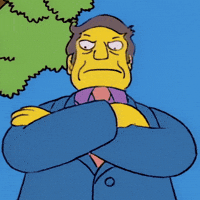 Disappointed The Simpsons GIF