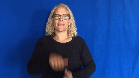 jenmari giphygifmaker asl letter GIF