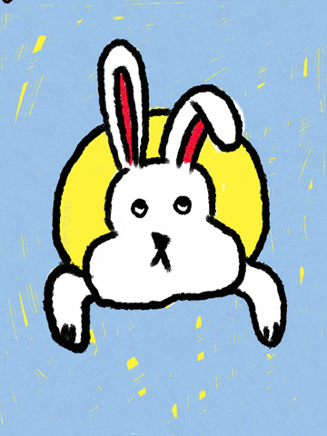 hsintiyang giphyupload moon rabbit moonfestival GIF