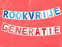 RookvrijeGeneratie kids healthy children flags GIF