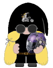 Motorcycle Gnome Sticker