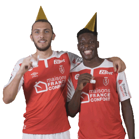 Happy Birthday Football Sticker by Stade de Reims