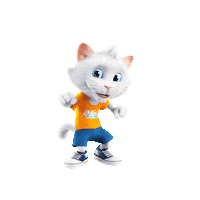 Familypark happy cat fun kids Sticker
