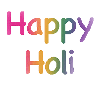 Holi Festival Colors Sticker