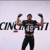 Cincinnati Football GIF by Cincinnati Bearcats