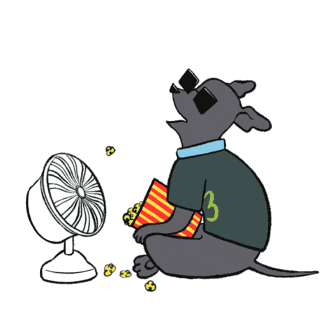 jiheeamywoo giphyupload dog puppy popcorn Sticker