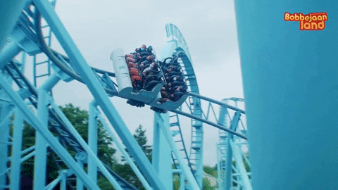 bobbejaanland giphygifmaker rollercoaster Typhoon themepark GIF
