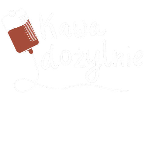 matkowisko kawa kawusia matkowisko kroplówka Sticker
