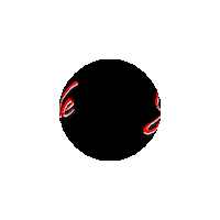 Planet Round Sticker by Scottsdale Nights