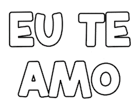 I Love You Amo Vc Sticker