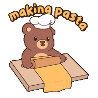 Teddy Bear Cooking Sticker by BEARISH