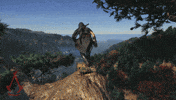 Leap Of Faith Jump GIF by Assassin's Creed